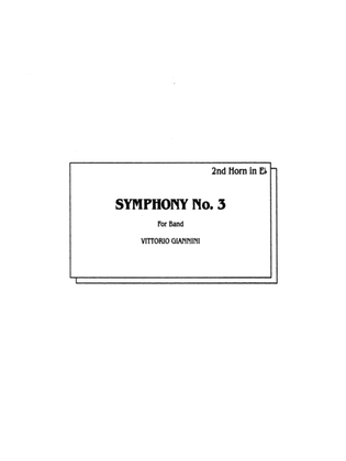 Symphony No. 3 for Band: WP 2nd Horn in E-flat