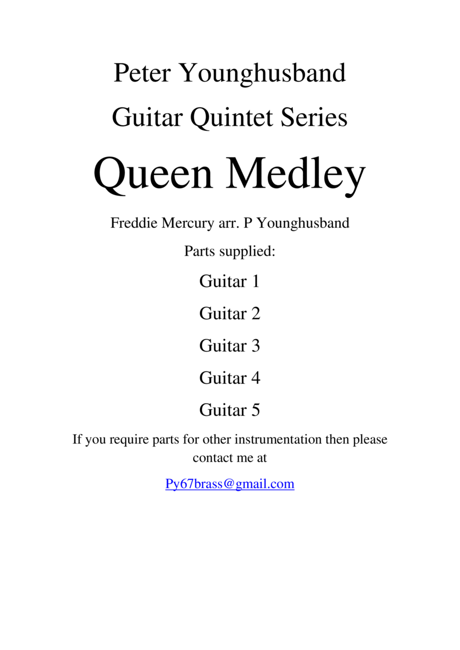 Bohemian Rhapsody Electric Guitar scores gallery preview page 1