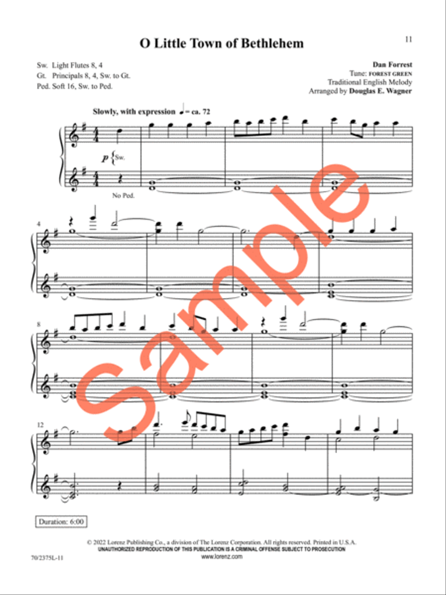 Music for a Joyous Christmas, Vol. 2 Organ Solo scores gallery preview page 10