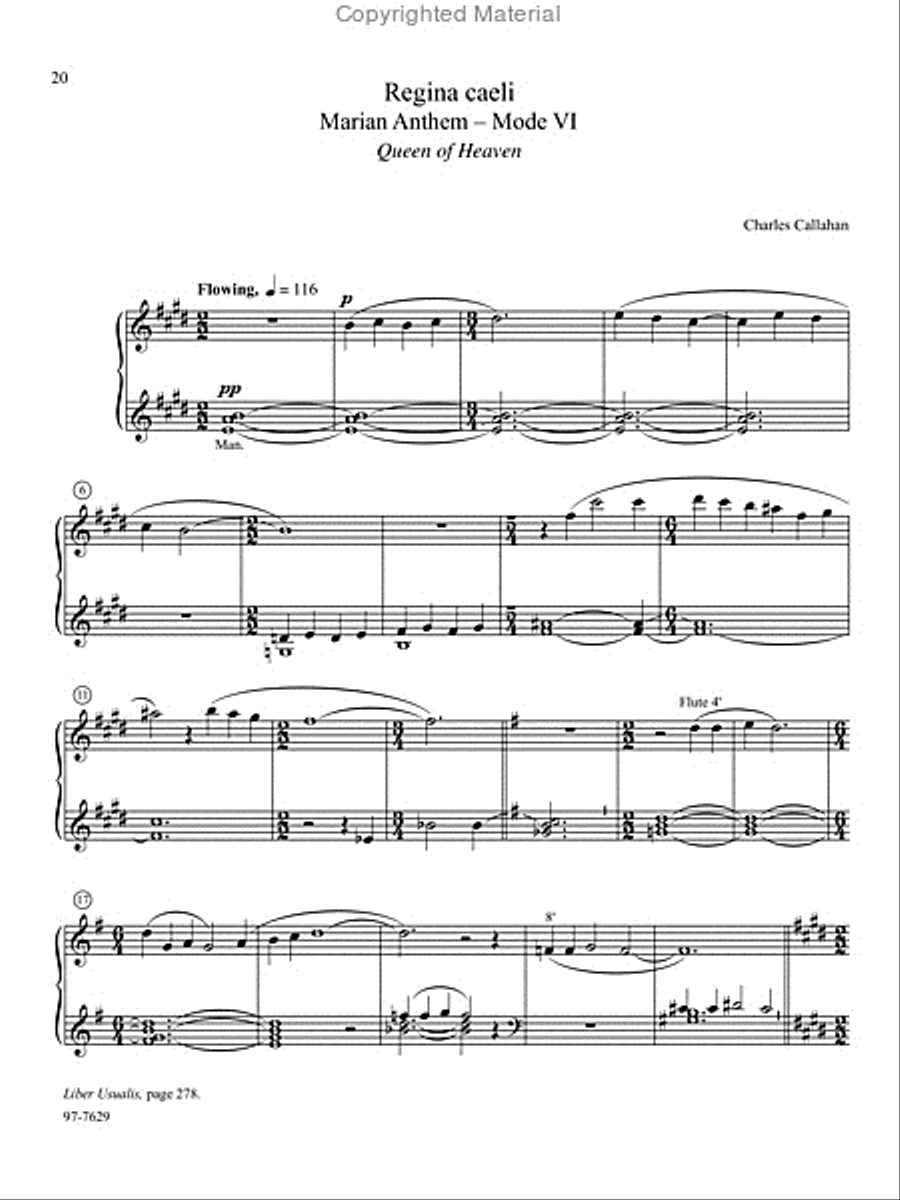 Chant, Vol. III Chant, Vol. III Organ scores gallery preview page 10