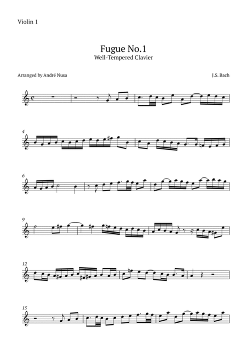 Fugue No.1 from Well Tempered Clavier Book 1 image number null
