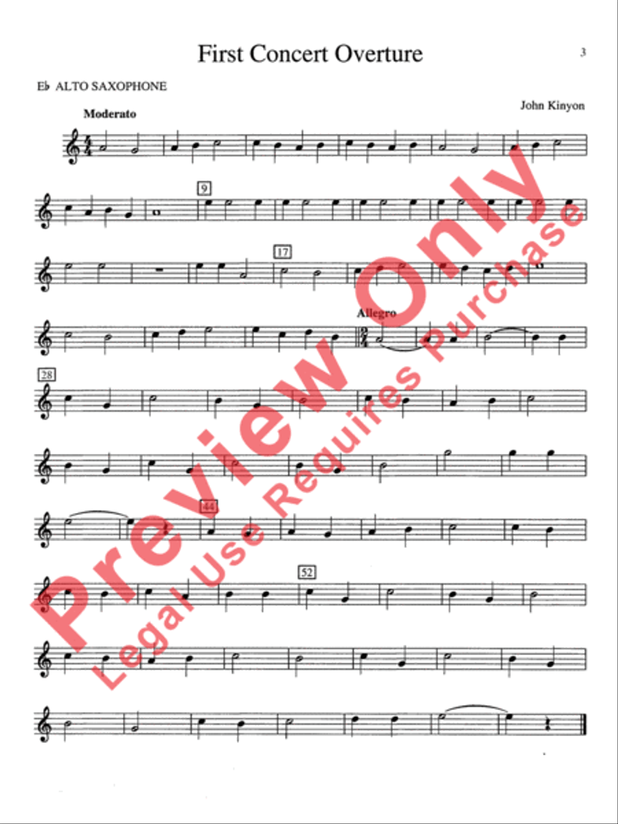 Yamaha Performance Folio Concert Band Methods scores gallery preview page 7