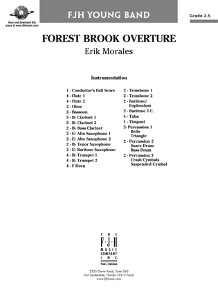 Forest Brook Overture: Score