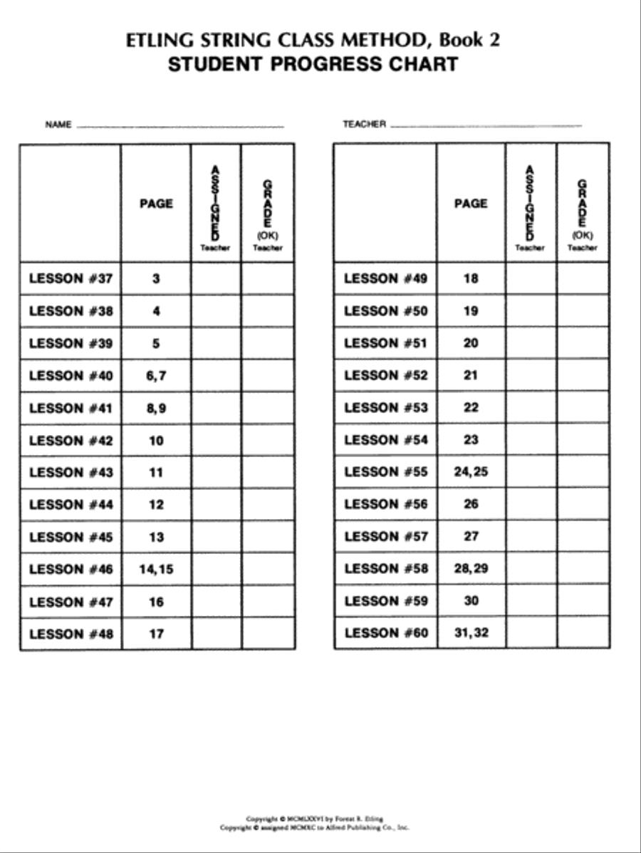 Etling String Class Method, Book 2