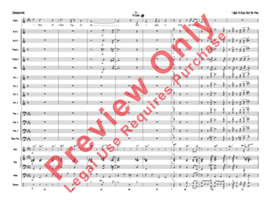I Get a Kick Out of You Jazz Ensemble scores gallery preview page 30