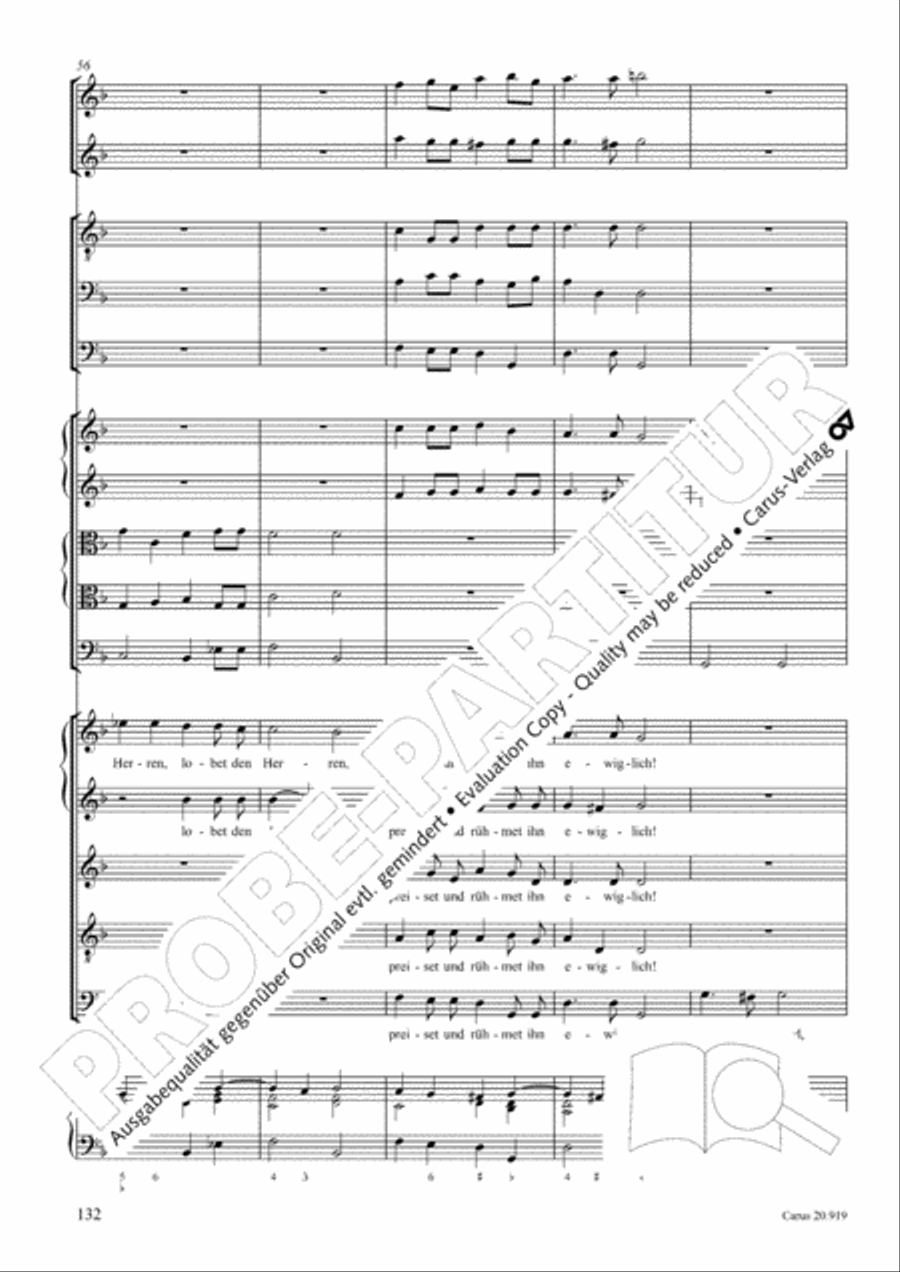 Opera varia I. Works with 1-7 parts (Complete edition, vol. 19) [Werke mit 1-7 obligaten Stimmen] Score scores gallery preview page 189