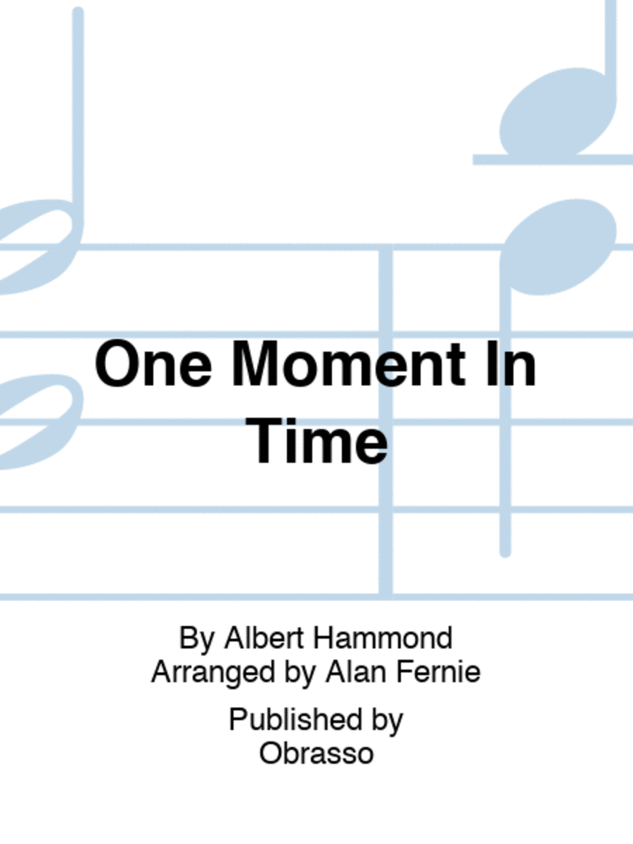 One Moment In Time One Moment In Time Brass Quartet scores gallery preview page 1