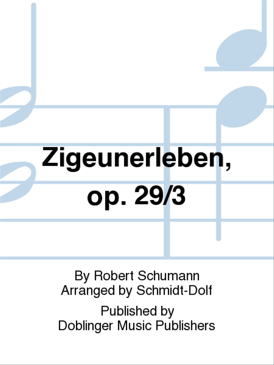 Zigeunerleben, op. 29/3 SSA scores gallery preview page 1