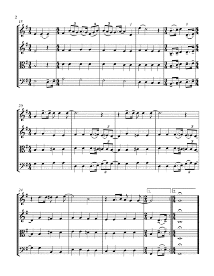 All You Need Is Love String Quartet scores gallery preview page 2