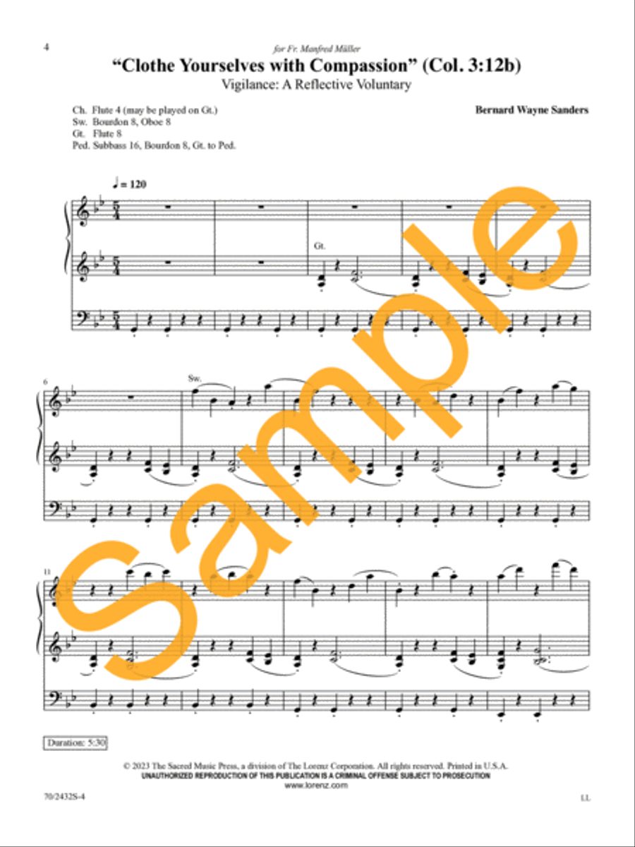 An Array of Voluntaries Organ Solo scores gallery preview page 5