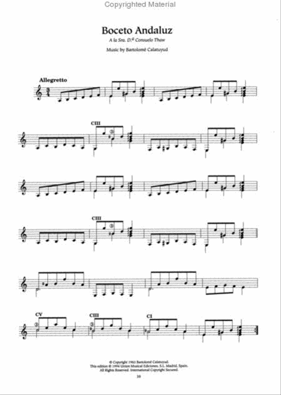 The Guitar Music of Spain – Volume 1 Acoustic Guitar scores gallery preview page 3
