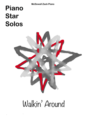 Book cover for Walkin' Around: Piano Star Solo