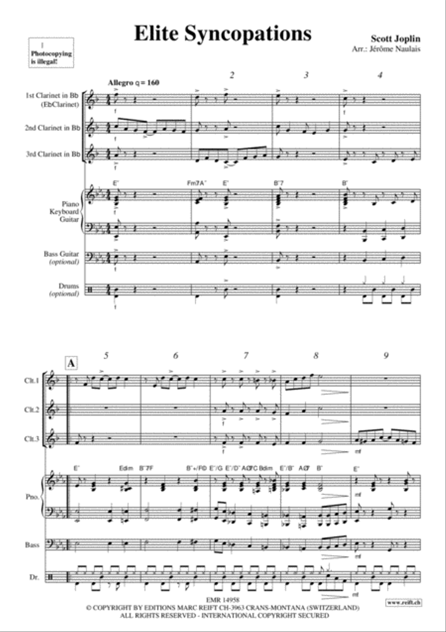 Emperor Waltz Emperor Waltz Clarinet scores gallery preview page 3