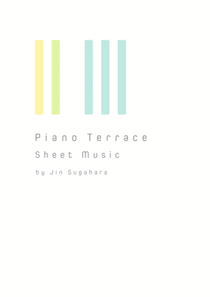 Book cover for Piano Terrace Sheet Music (10 Songs) - Easy & Relaxing Piano Solo Collection
