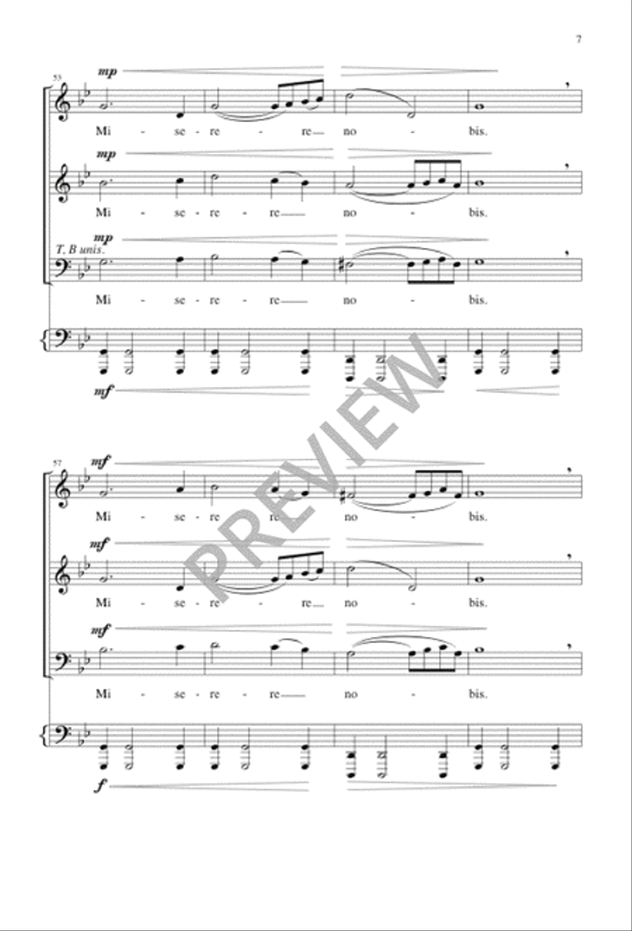 Ah, Holy Jesus Ah, Holy Jesus 4-Part scores gallery preview page 7