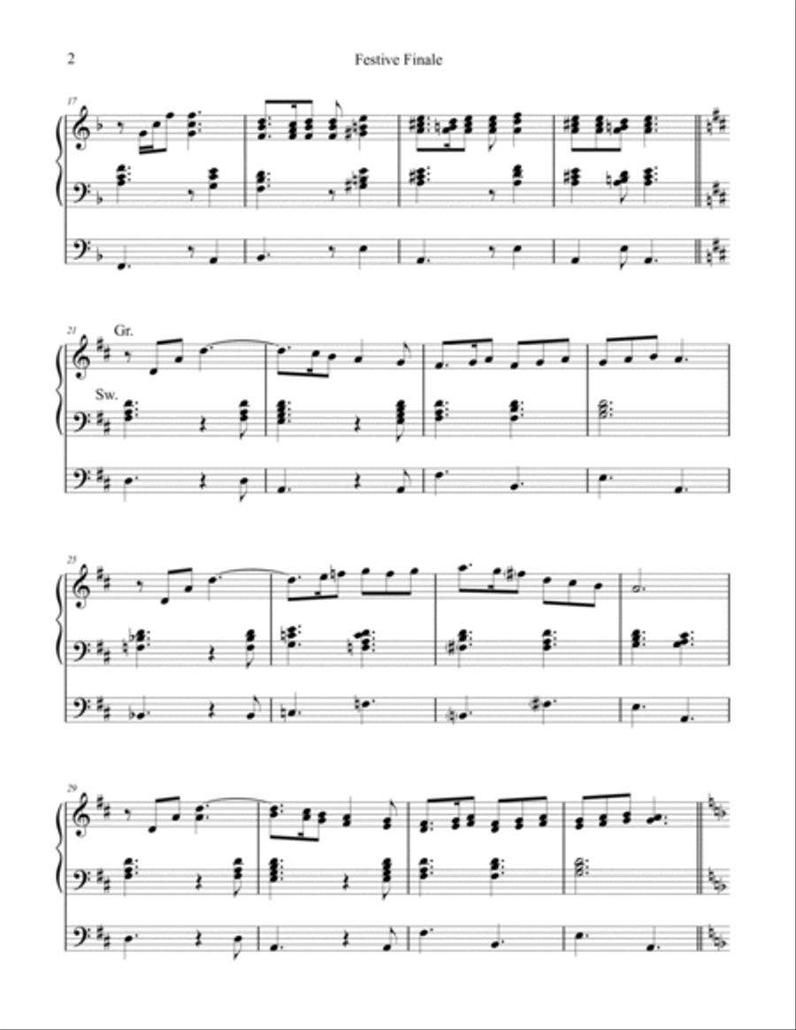Festive Finale organ work, by Phil Lehenbauer image number null