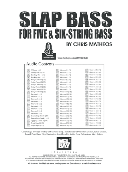 Slap Bass for Five & Six-String Bass image number null