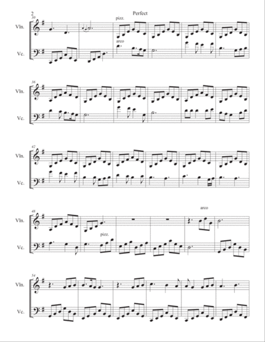 Perfect Perfect String Duet scores gallery preview page 2