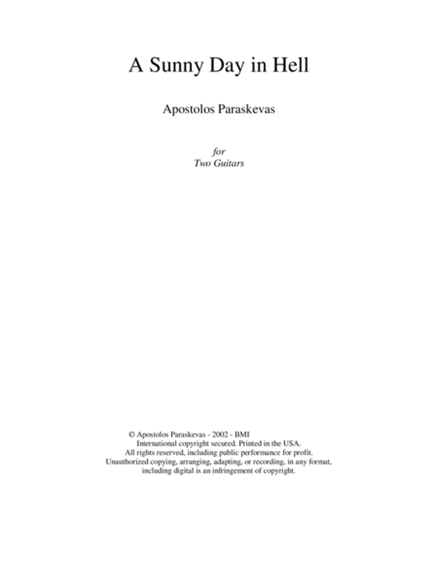 A Sunny Day in Hell