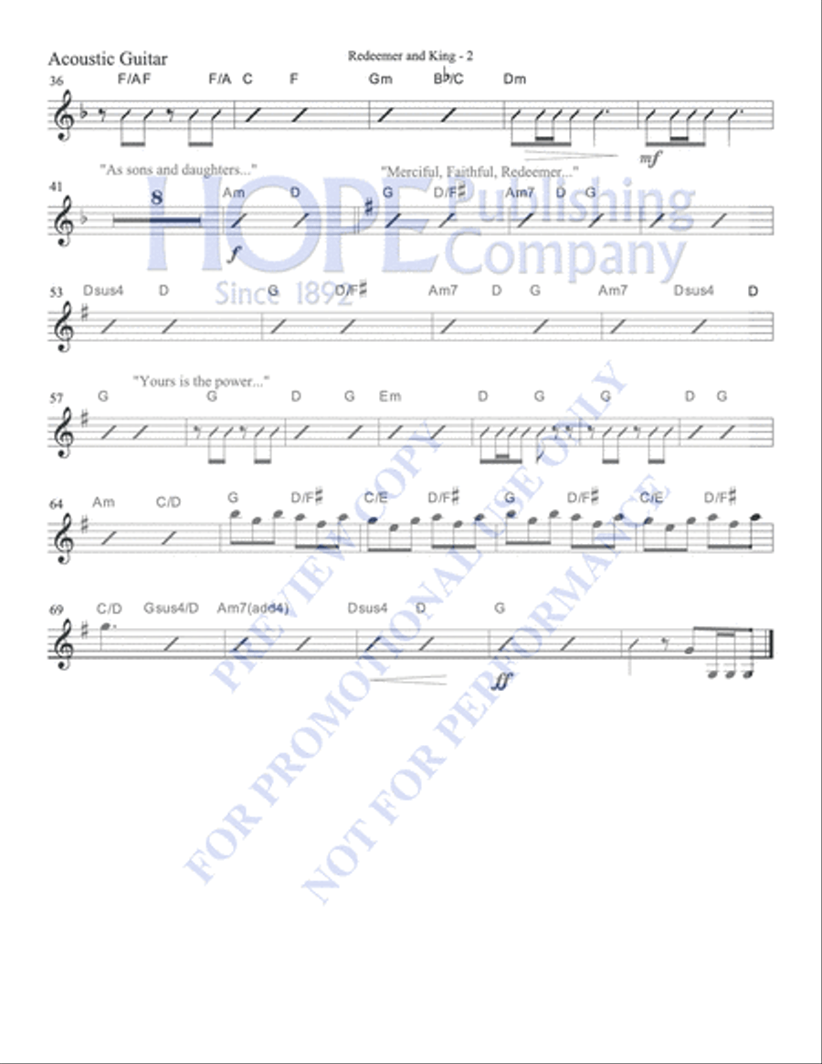 Redeemer and King Redeemer and King Choir scores gallery preview page 3