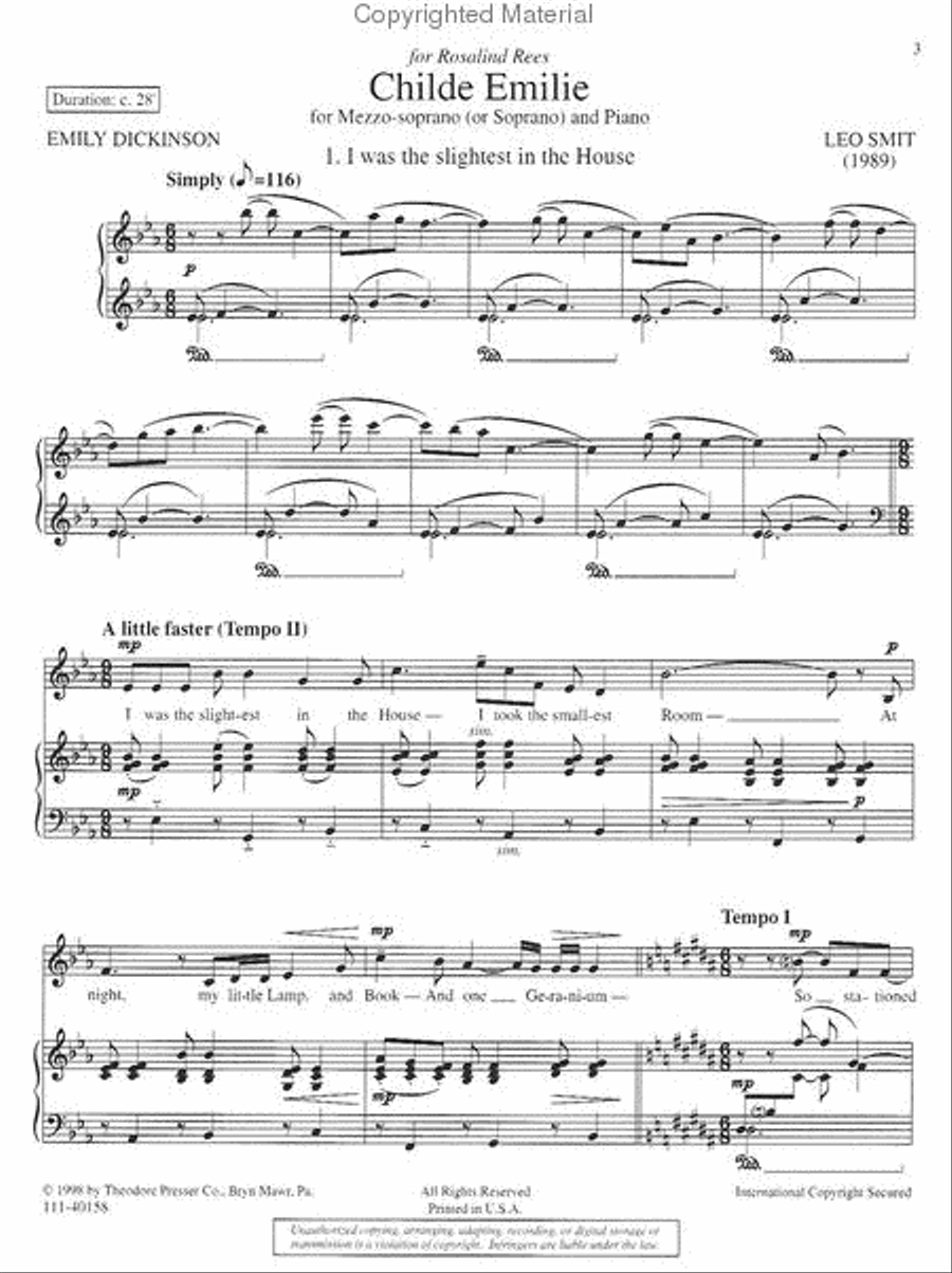 Childe Emilie Childe Emilie Chamber Music scores gallery preview page 2