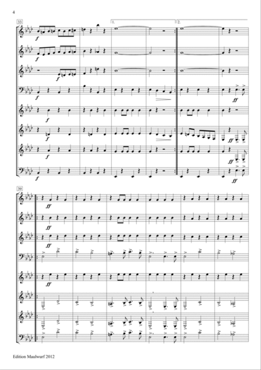 Old Comrades Old Comrades Horn scores gallery preview page 6
