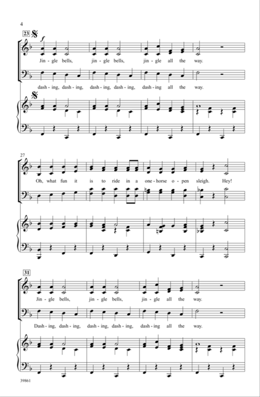 Jingle Bell Dash - SoundTrax CD (CD only) Choir scores gallery preview page 4