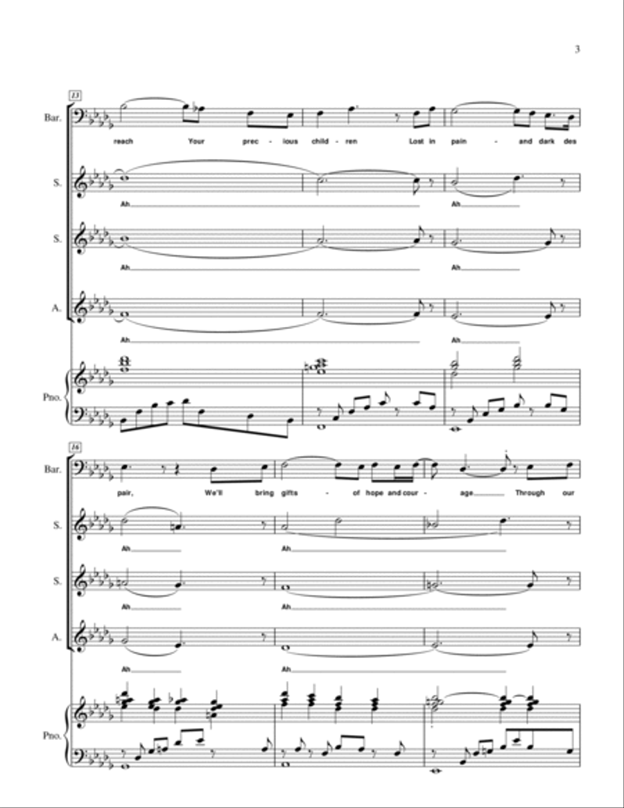 Lord, Make a Way Choir scores gallery preview page 3