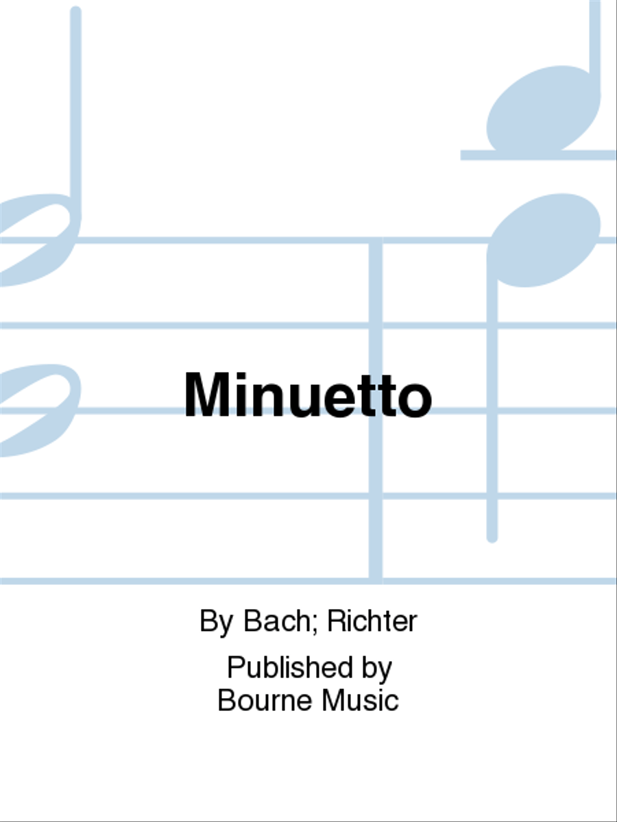 Minuetto Piano Solo scores gallery preview page 1