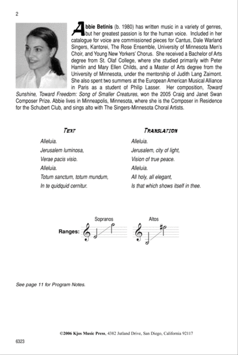 Jerusalem Luminosa SA scores gallery preview page 2