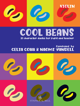 Book cover for Cool Beans: Violin Duets