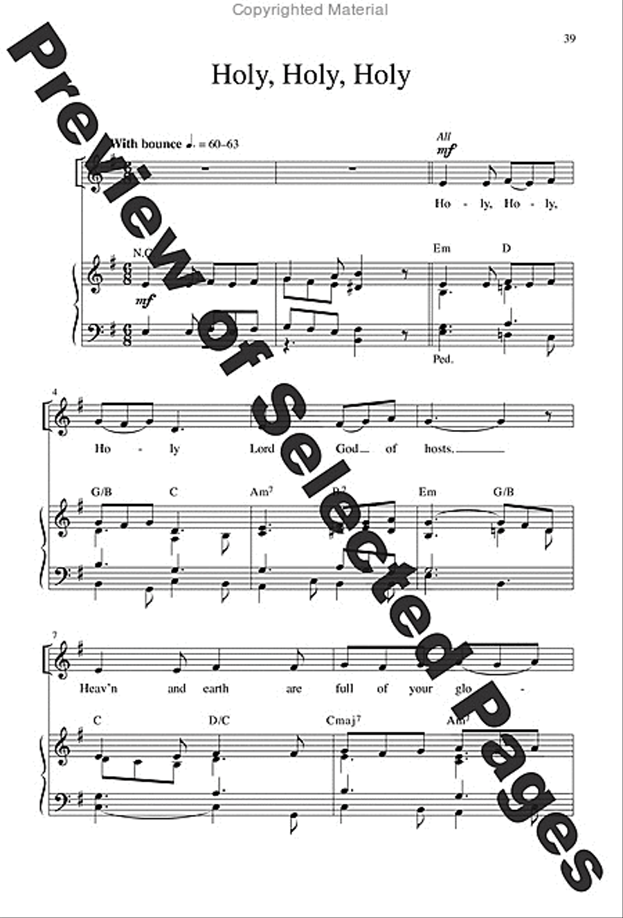 Mass of the Angels and Saints - Choral / Accompaniment Edition 3-Part scores gallery preview page 20