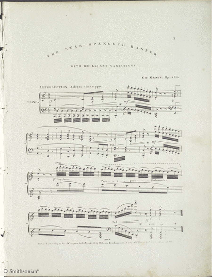 The Stars & Stripes Forever - Brilliant Variations on the Star Spangled Banner Piano Solo scores gallery preview page 2