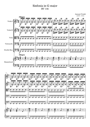 Sinfonia in G major RV 146