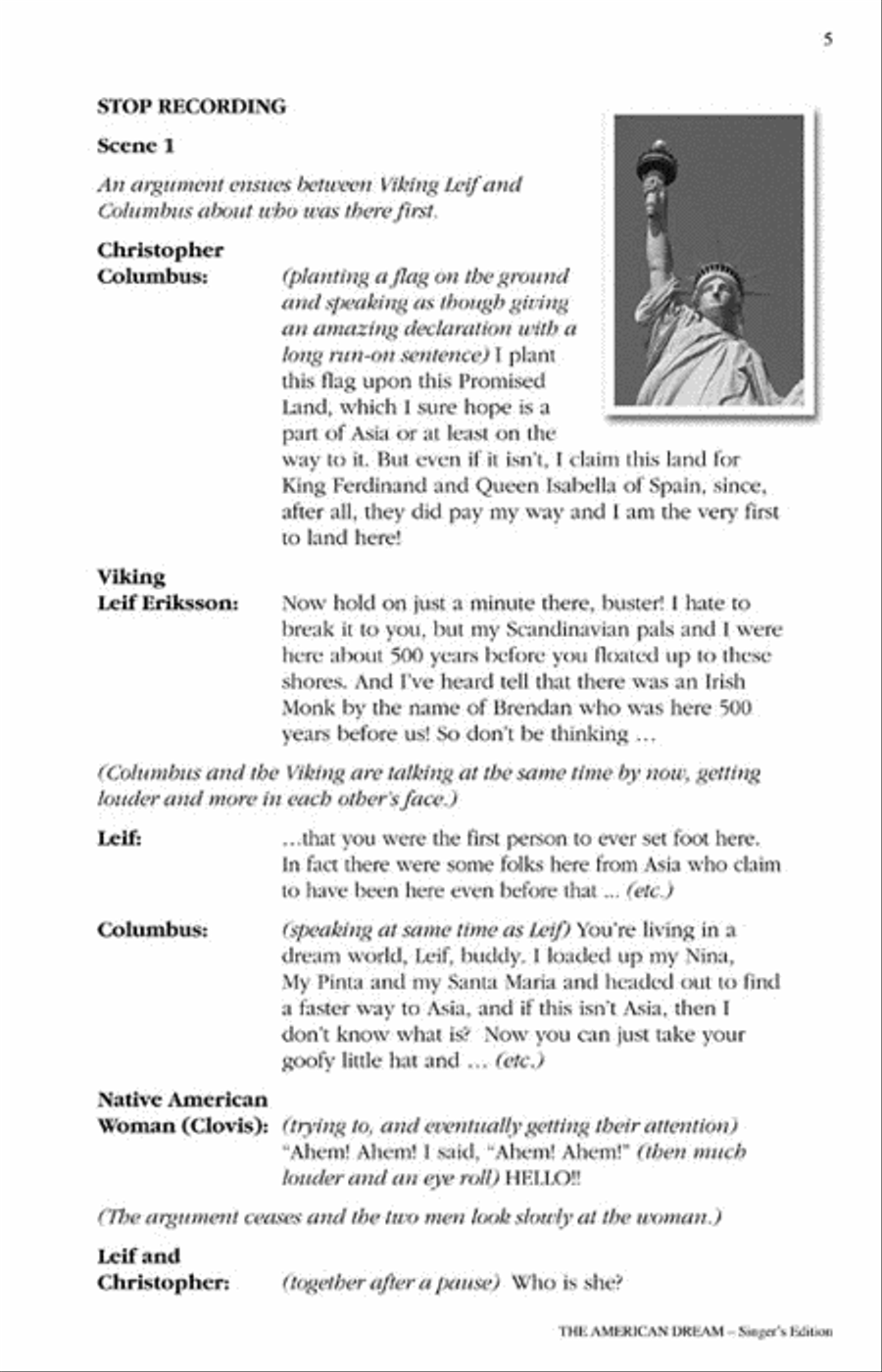 The American Dream The American Dream Choir scores gallery preview page 3