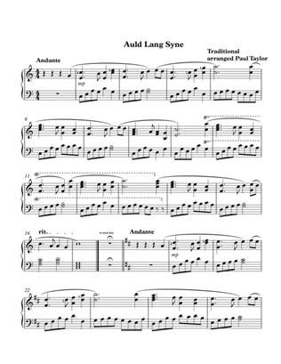 Auld Lang Syne (simplified)
