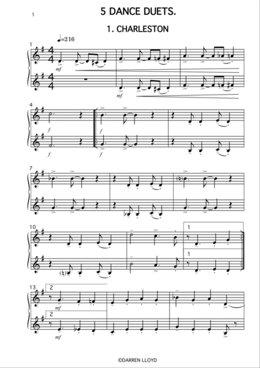 Trombone Duets Vol 1 Brass Duet scores gallery preview page 3