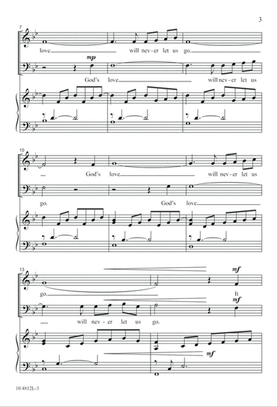 Never Let Us Go 2-Part scores gallery preview page 3