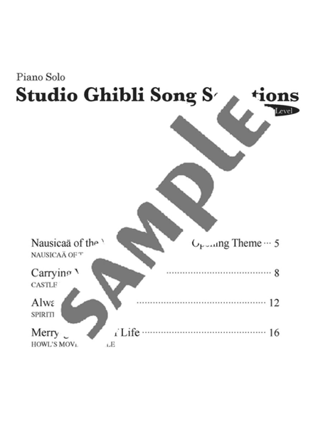 Studio Ghibli Song Selections Intermediate Level/English Version