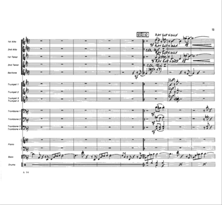 Storm Warning Storm Warning Jazz Ensemble scores gallery preview page 14