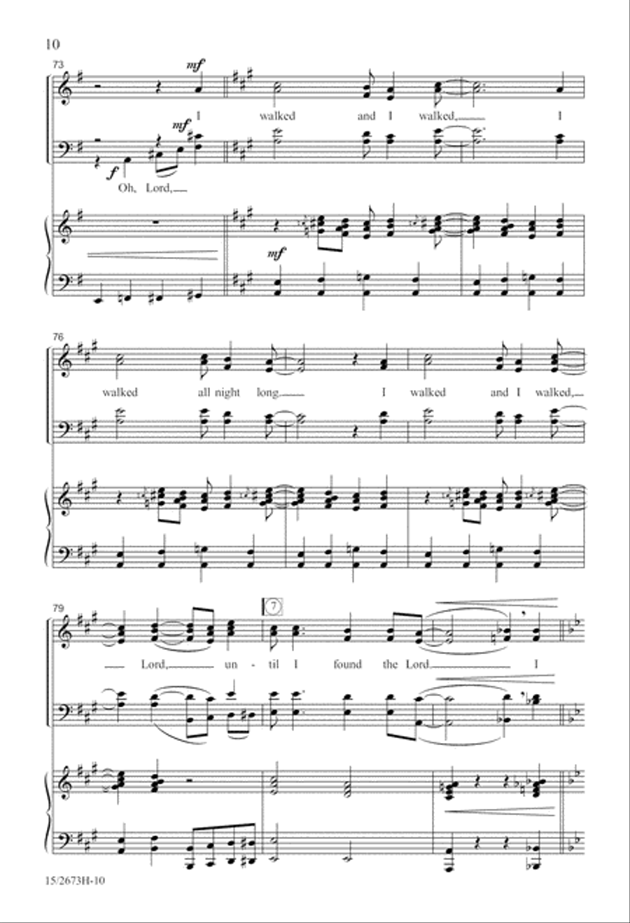 Until I Found the Lord Until I Found the Lord 4-Part scores gallery preview page 10
