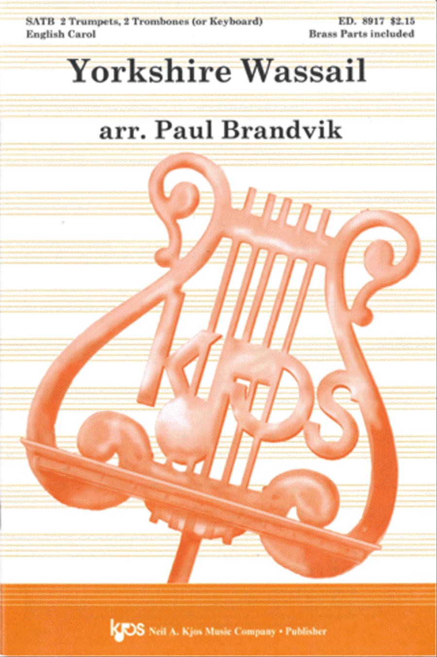 Yorkshire Wassail 4-Part scores gallery preview page 1