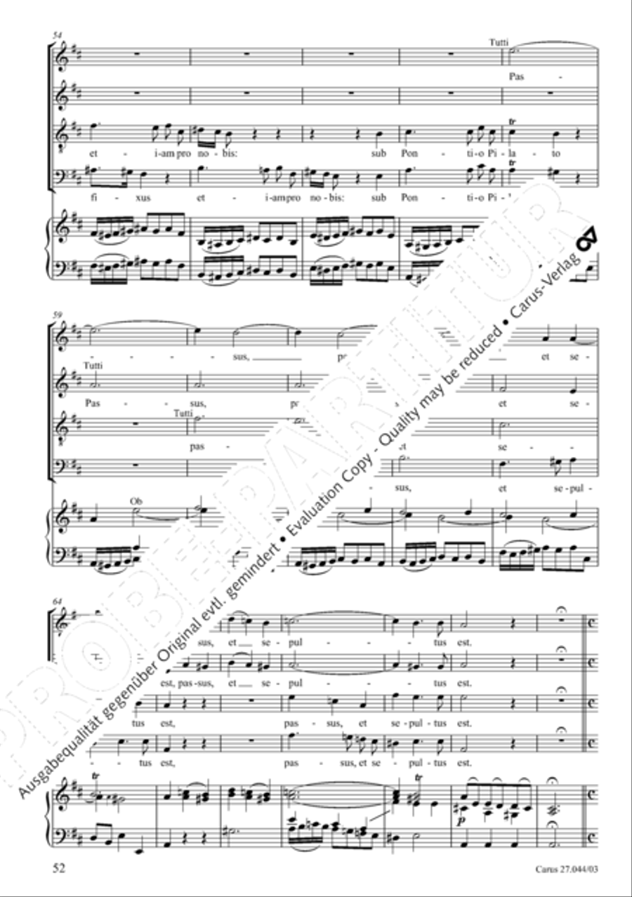 Messa per il Santissimo Natale 4-Part scores gallery preview page 53