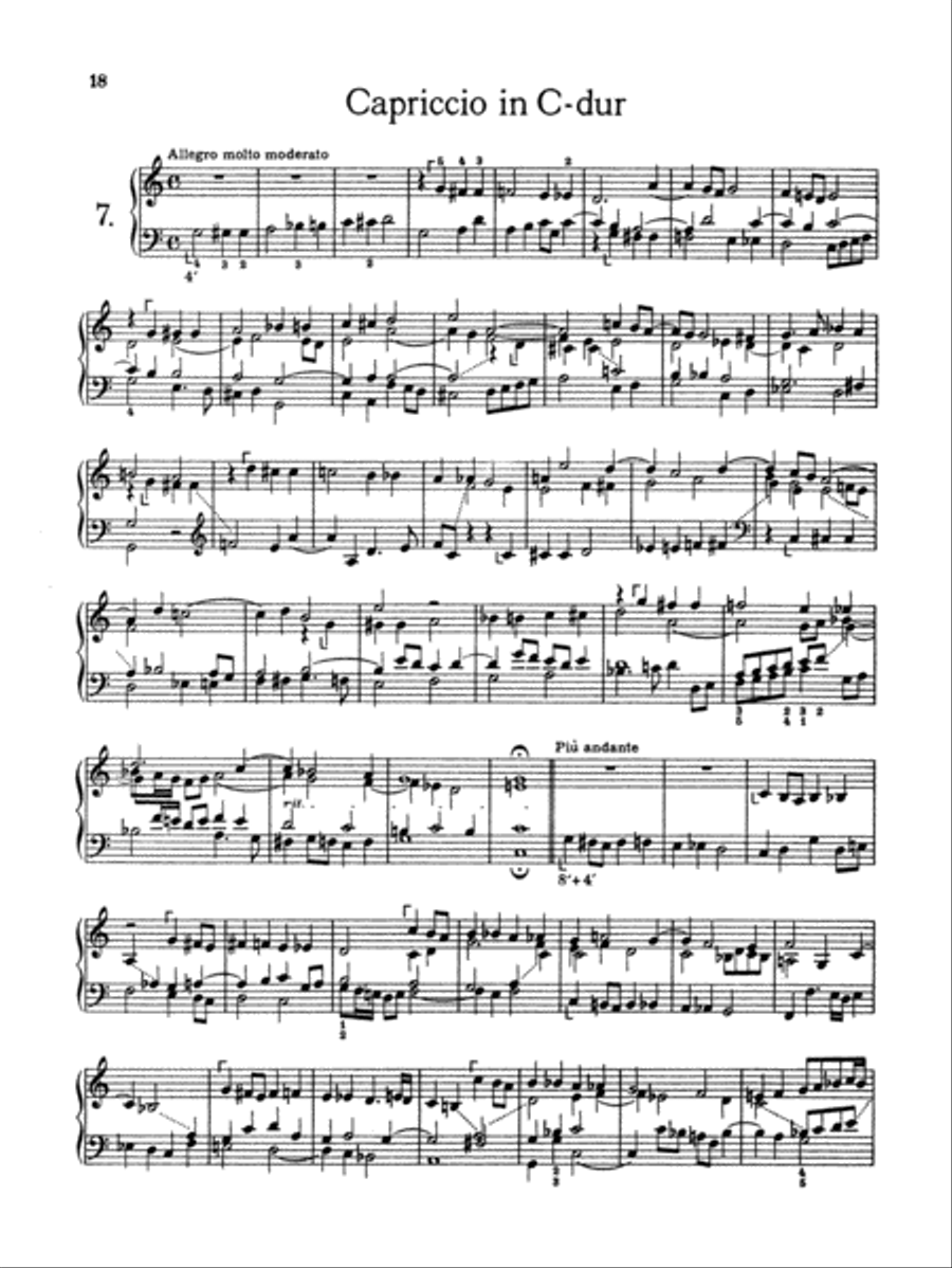 Froberger: Selected Works for Cembalo Piano Solo scores gallery preview page 1