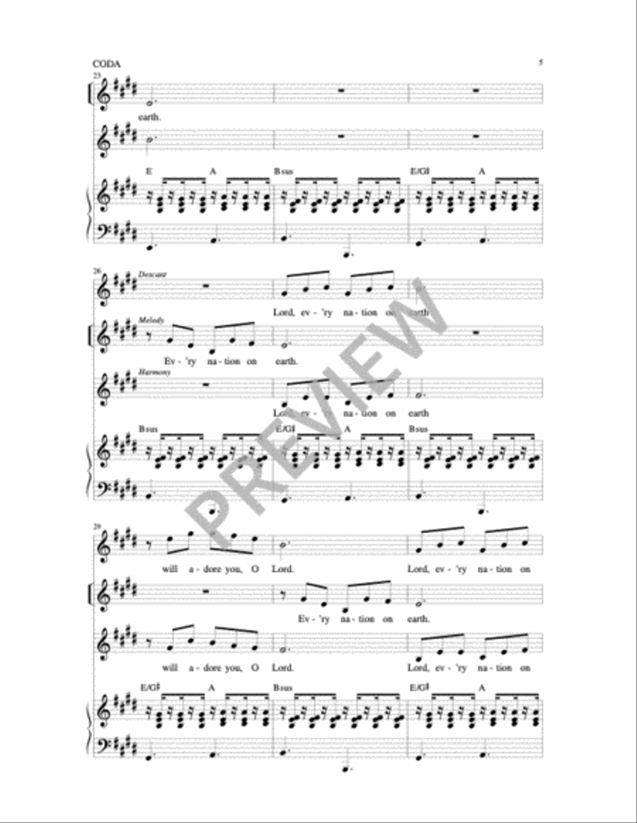 Every Nation On Earth 2-Part scores gallery preview page 4