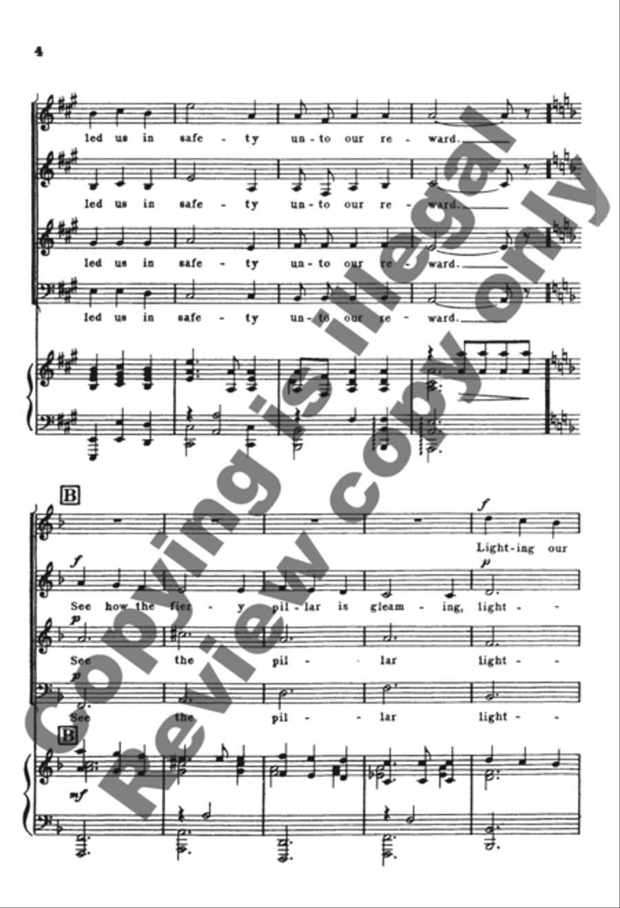 Onward, Ye Peoples! 4-Part scores gallery preview page 14