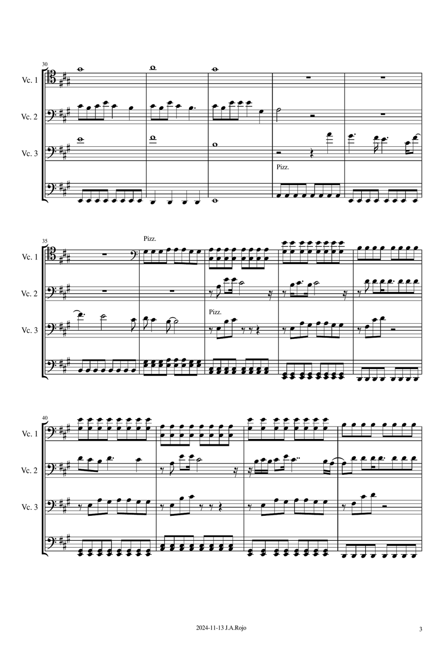 Somewhere Only We Know Somewhere Only We Know String Quartet scores gallery preview page 3