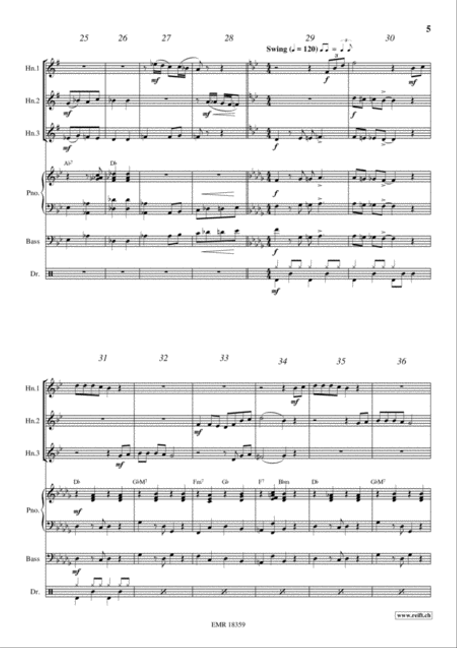 Yankee Doodle Horn scores gallery preview page 5