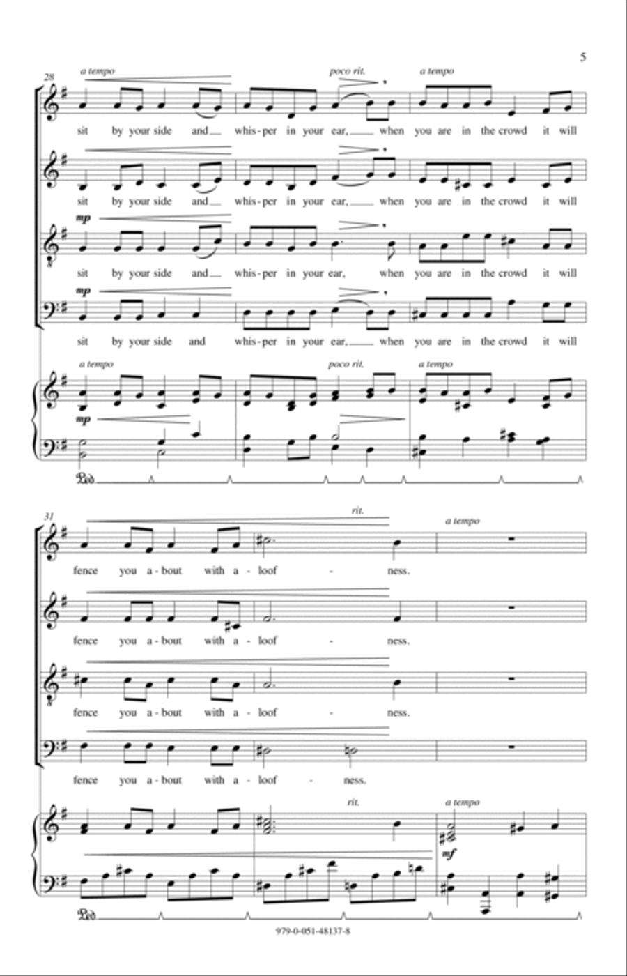 My Song 4-Part scores gallery preview page 5