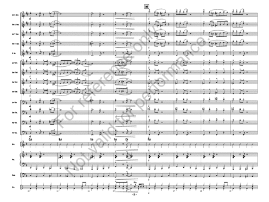 The Big Band Theory Jazz Ensemble scores gallery preview page 11